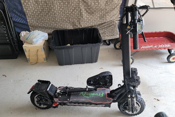 We LOVE our Freego EV-ES10 scooters!